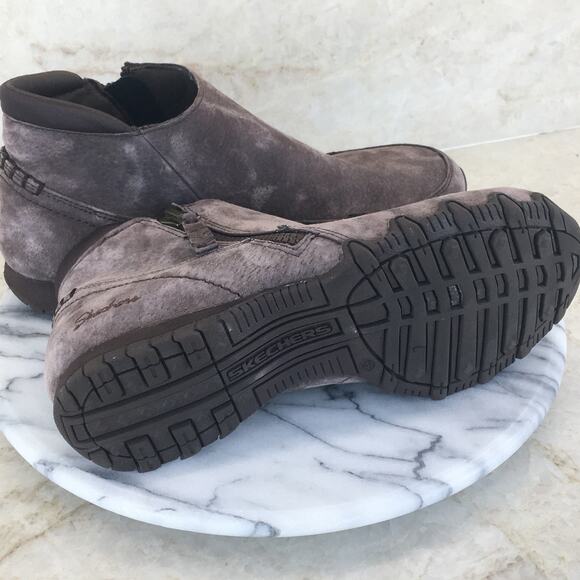 Skechers Suede Booties Women's Size 7.5 - Picture 9 of 16